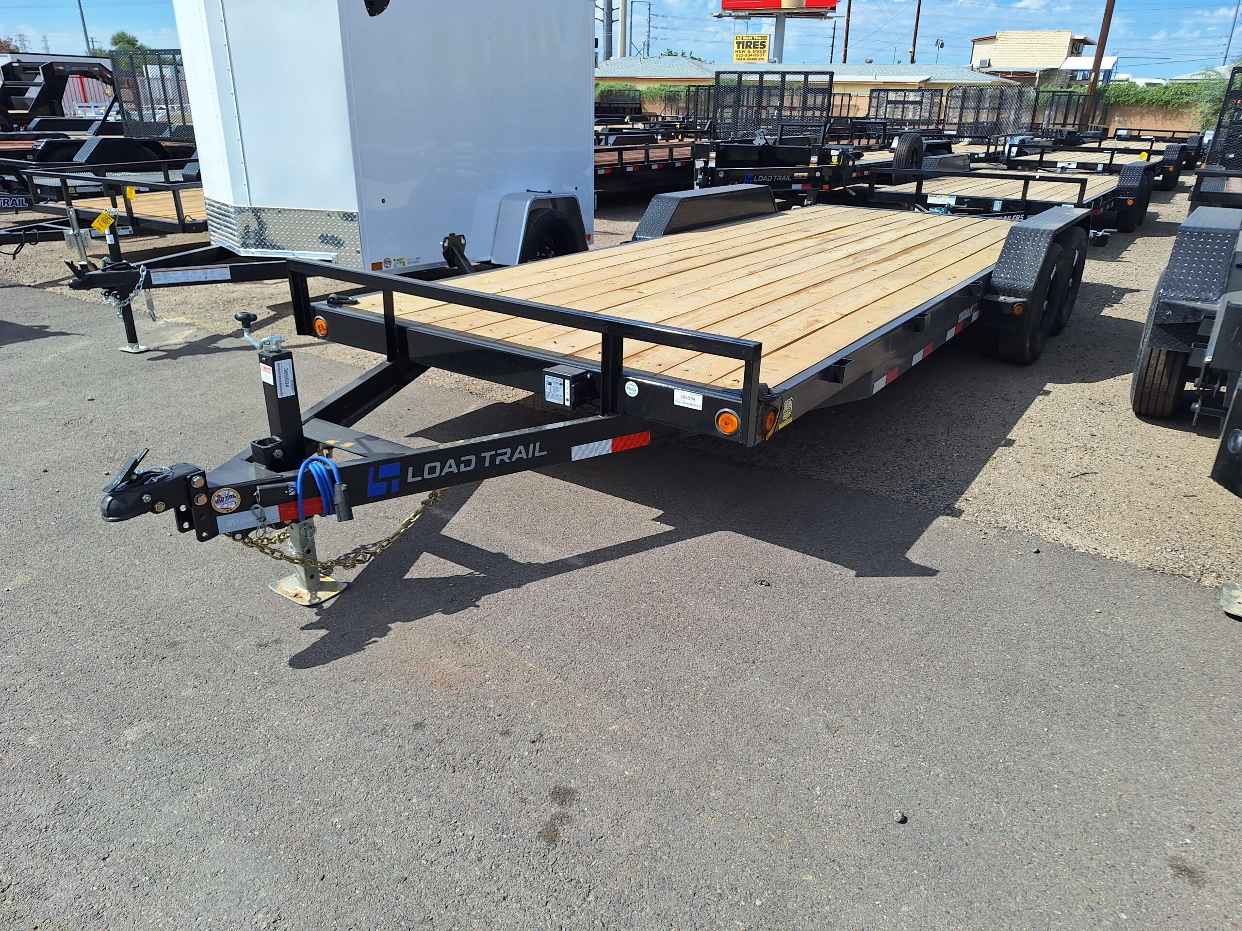 20x83 Tandem Axle, 10GVWR, Carhauler, Slide In Ramps - Image 2