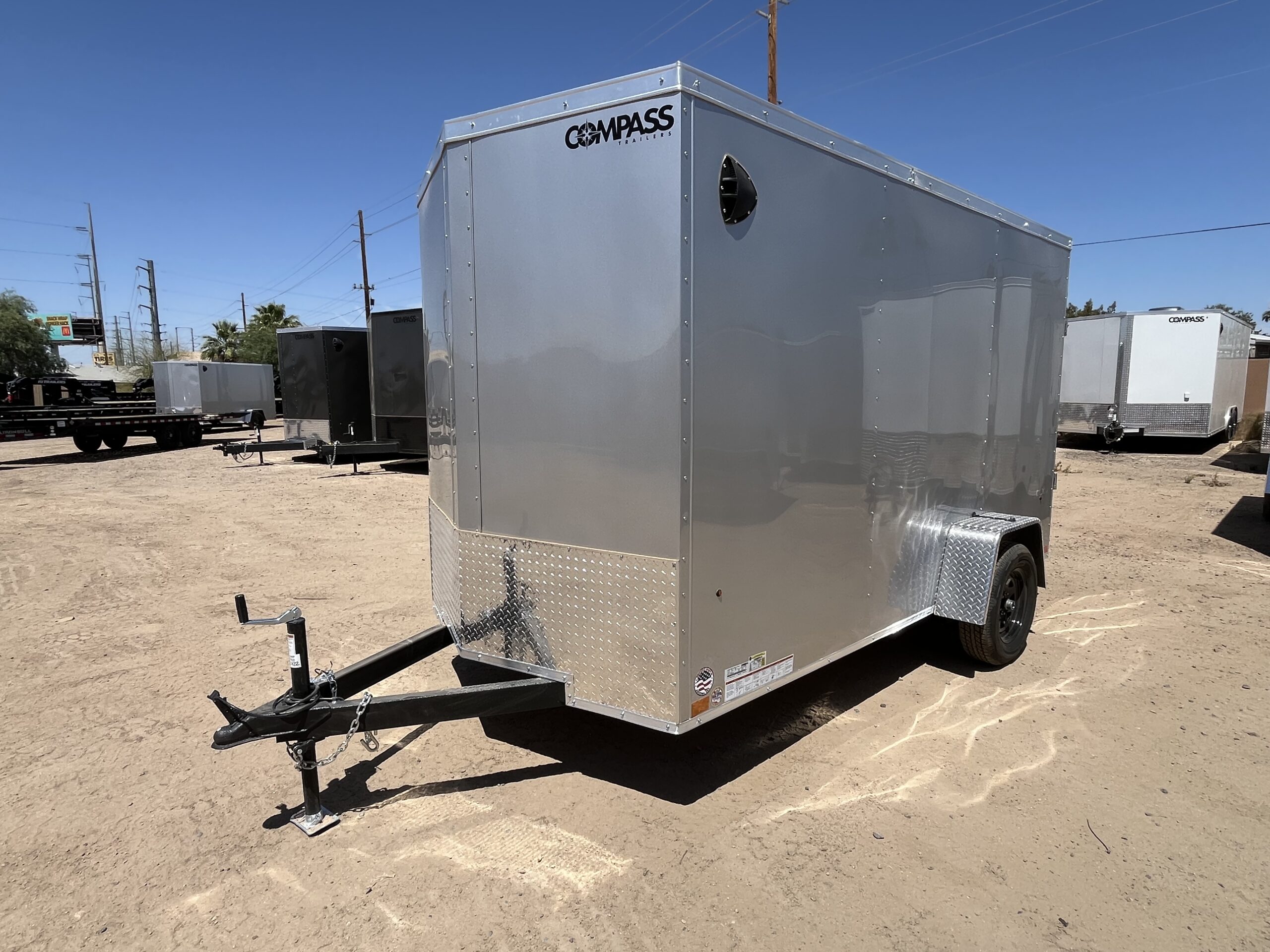 12x6 Indigo DLX, 3K GVWR, Ramp Door - Image 9