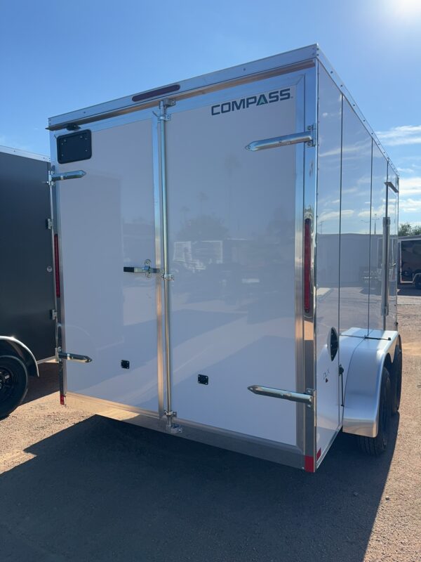 14x7 Indigo DLX, 7K GVWR, Rear Double Doors
