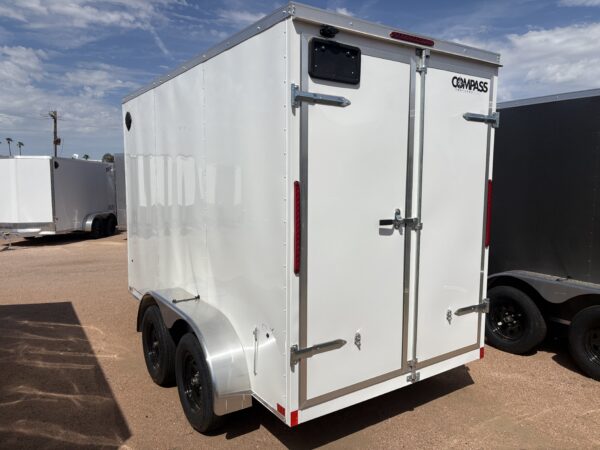 12x6 Indigo DLX, 7K GVWR, Rear Double Doors