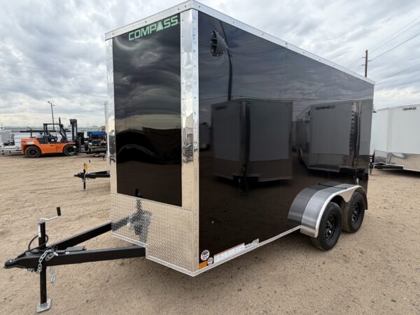 14x7 Indigo DLX, 7K GVWR, Rear Double Doors