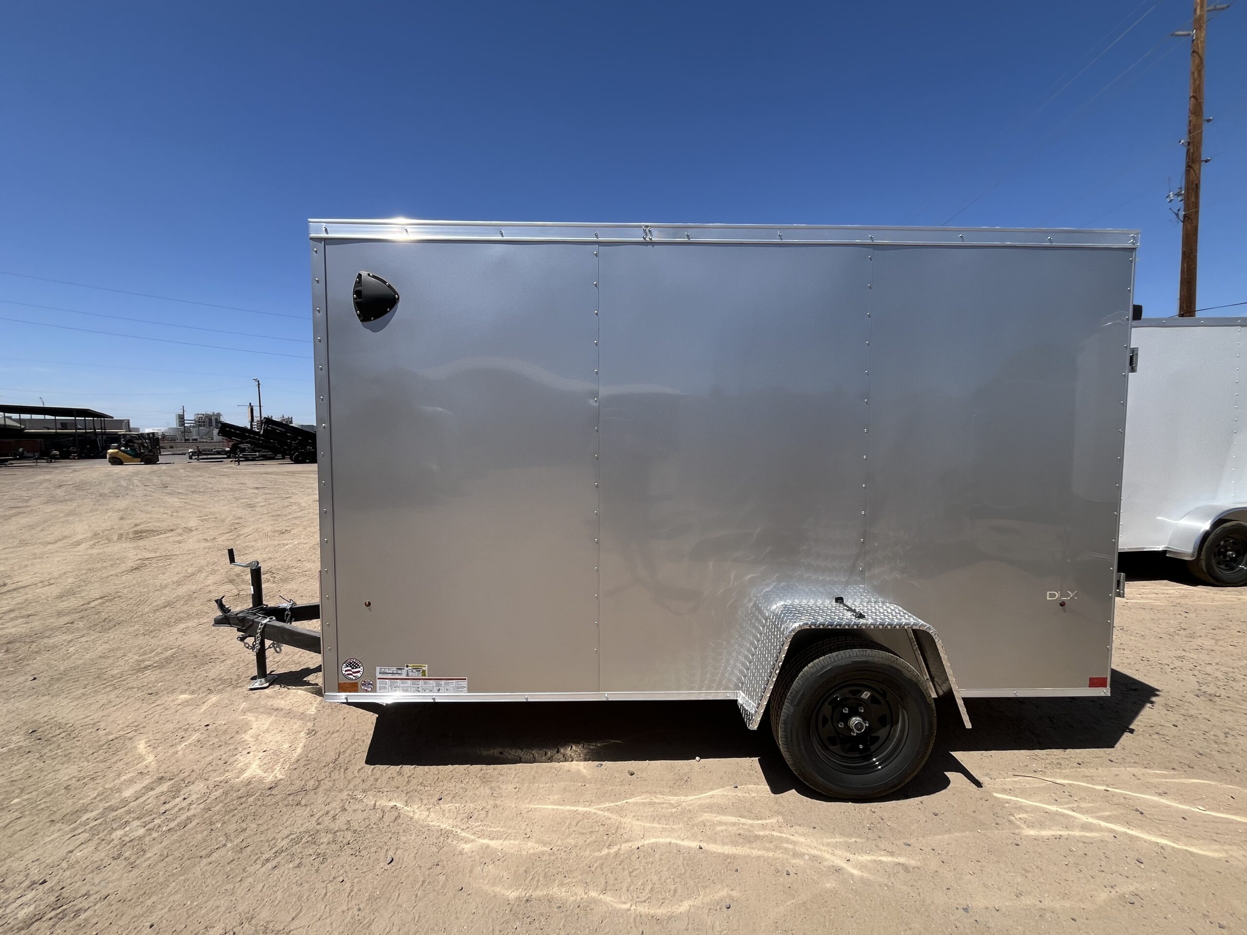 12x6 Indigo DLX, 3K GVWR, Ramp Door - Image 8