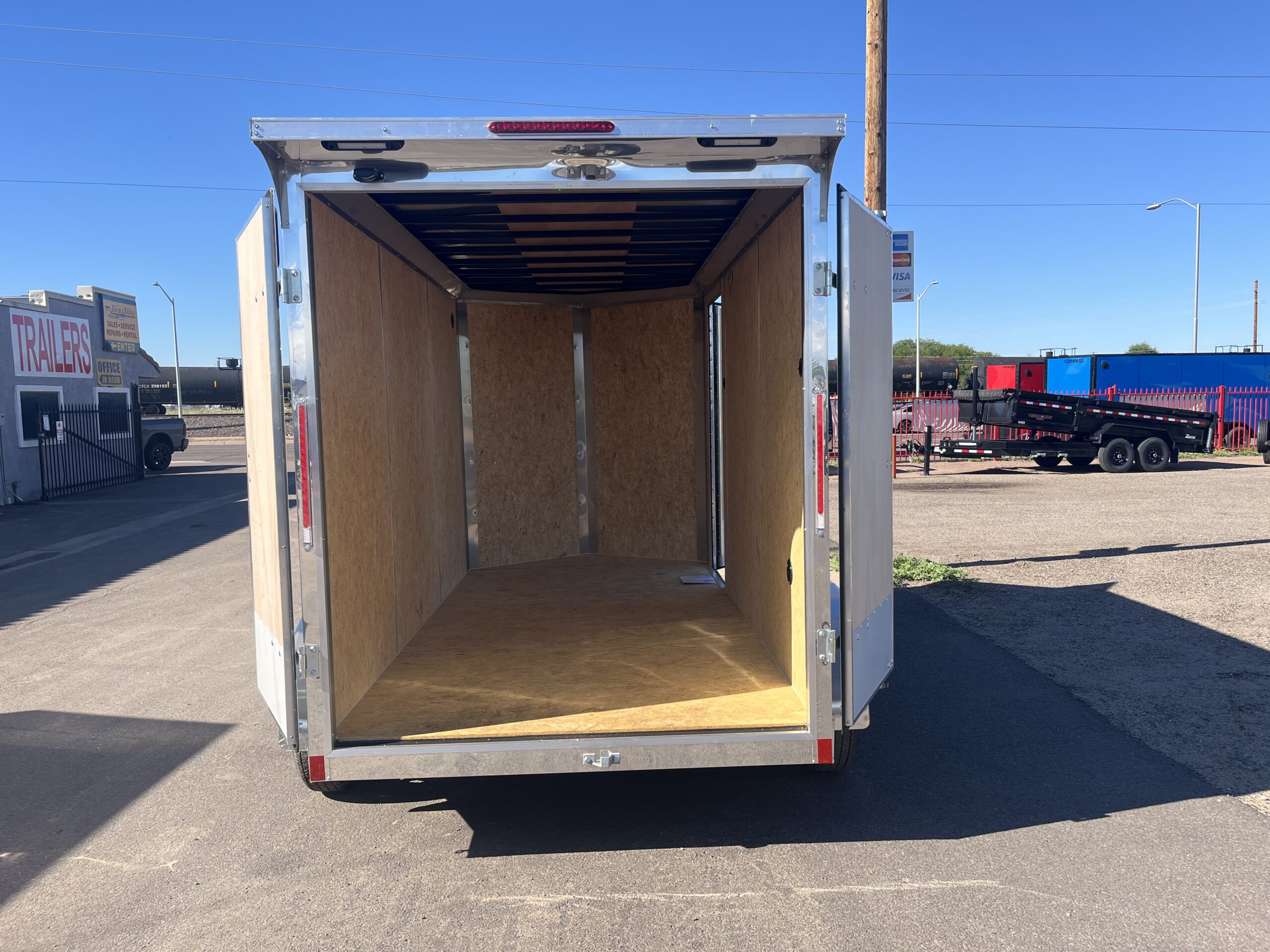 12x6 Jasper SE, 7K GVWR, Rear Double Doors - Image 5