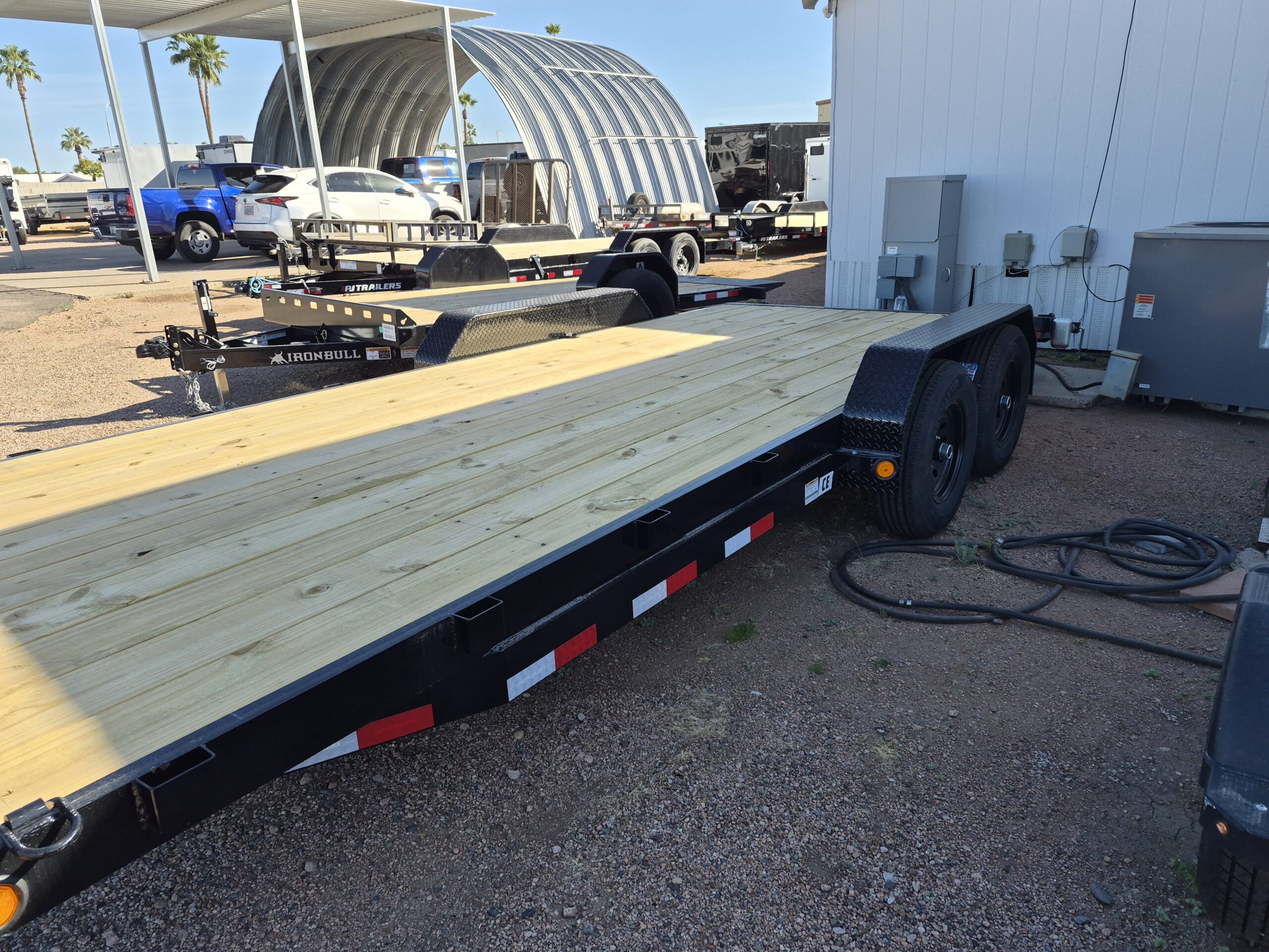 20x83"x5" Channel Tandem Axle, 10K GVWR, Equipment, Slide In Ramps - Image 3