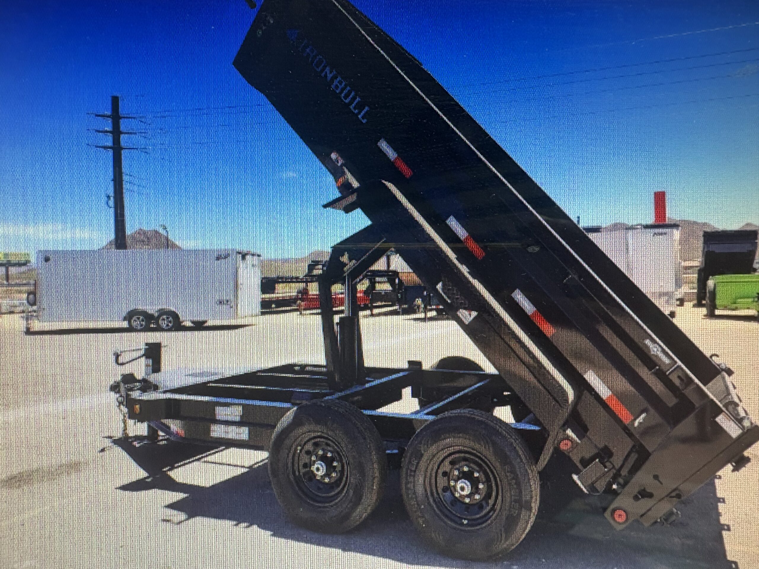 12x72 IronBull Tandem Axle Dump, 15K GVWR, 24" Sides, Solar Charger - Image 6
