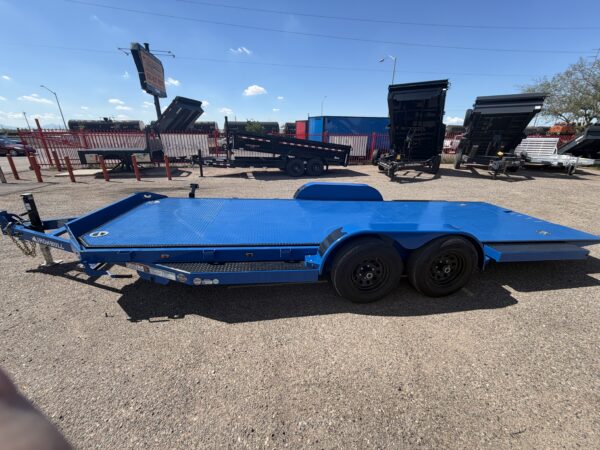 20x83 IronBull Tandem Axle Car Hauler Tilt, 10K GVWR, Steel Deck