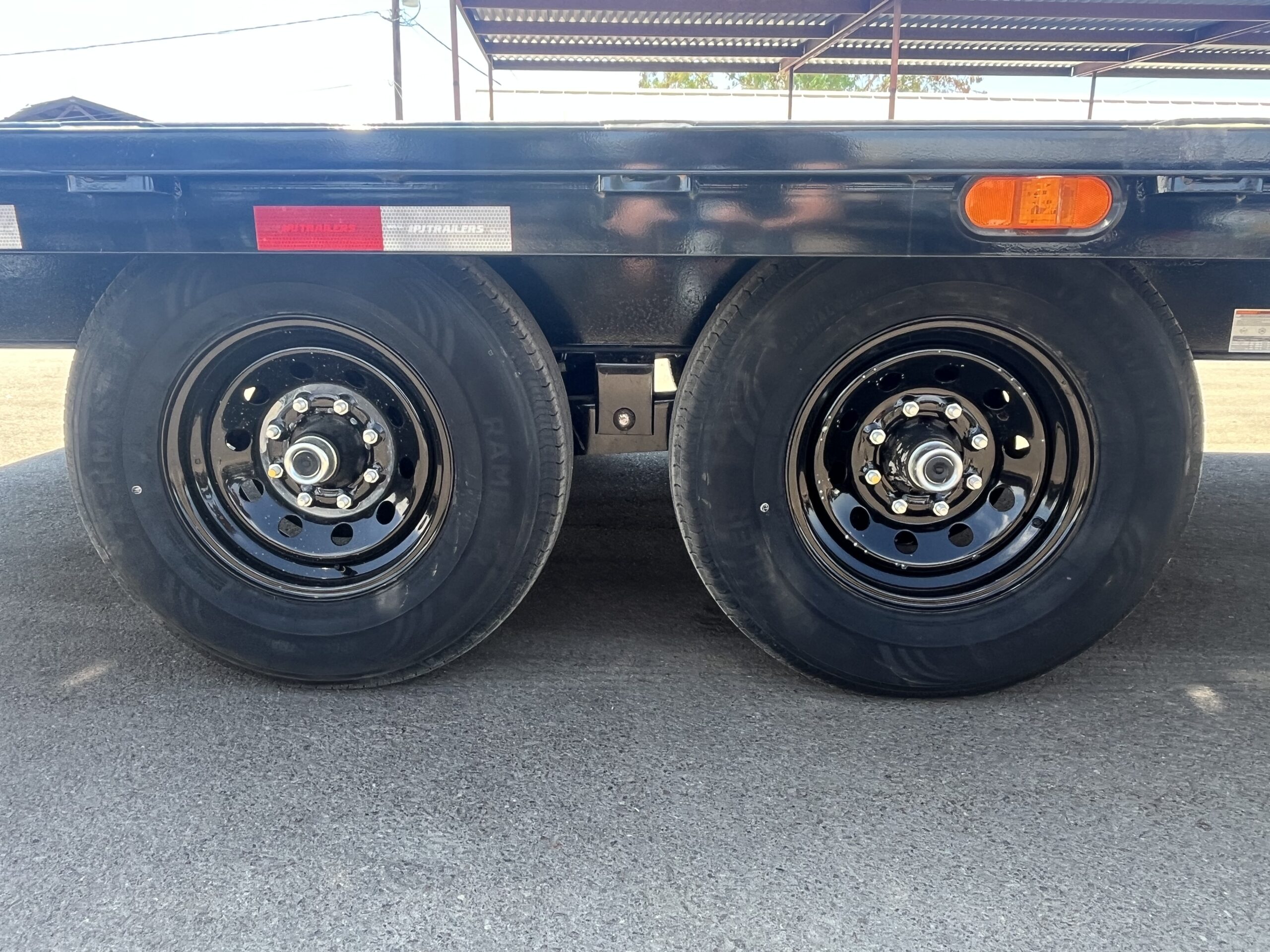 20x102 Tandem Axle Deckover, 14K GVWR, Slide-In Ramps - Image 7