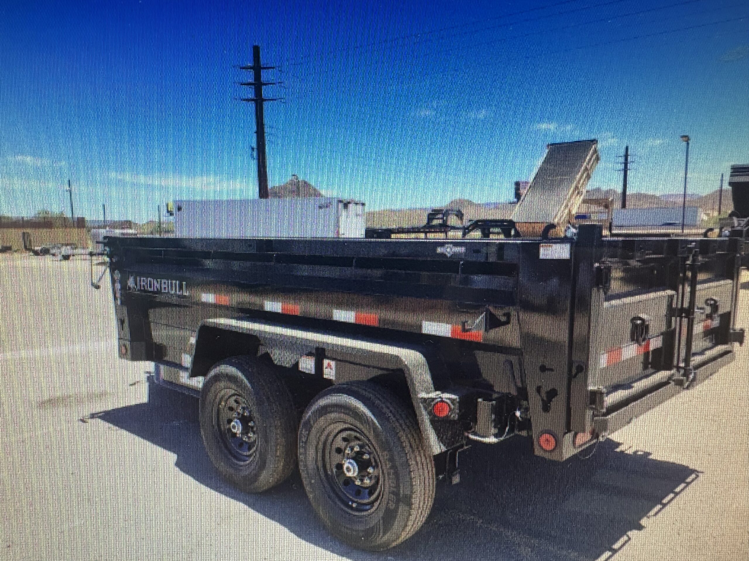 12x72 IronBull Tandem Axle Dump, 15K GVWR, 24" Sides, Solar Charger - Image 4