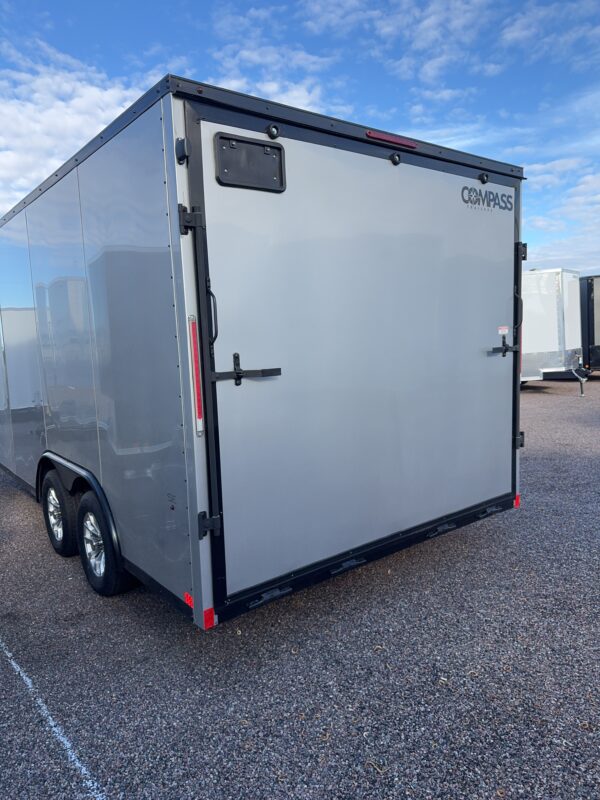 16x8.5 Jasper SE Car Hauler, 7K GVWR, Ramp Door