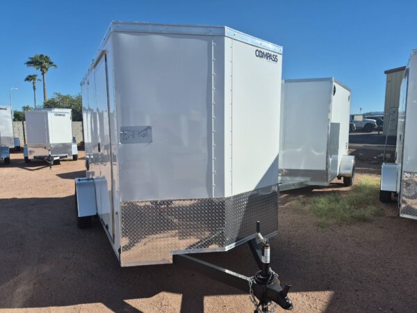 12x6 Indigo DLX, 3K GVWR, Ramp Door