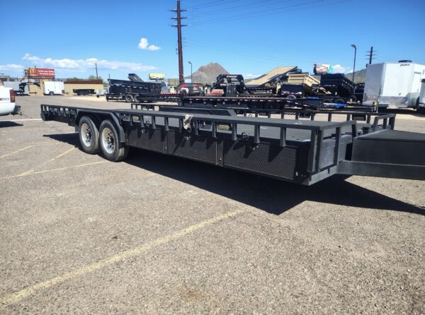 24x102" Ironbull Gooseneck, Tandem Axle, Deckover Tilt, 14K GVWR