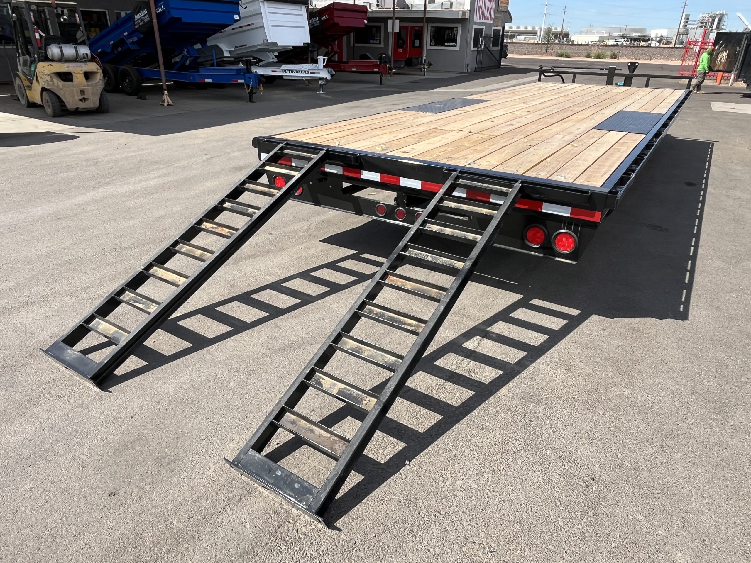 24x102 Tandem Axle Deckover, 14K GVWR, Slide In Ramps, 14 Ply Tires - Image 7