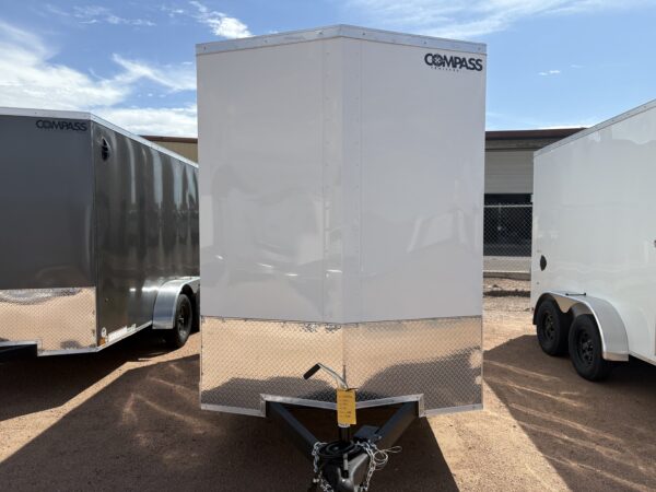 12x6 Indigo DLX, 7K GVWR, Rear Double Doors