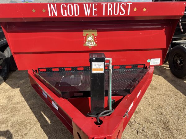 14x83 IronBull Tandem Axle Dump, 14K GVWR, 36" Sides, 14 Ply Tires *America 250 Edition*