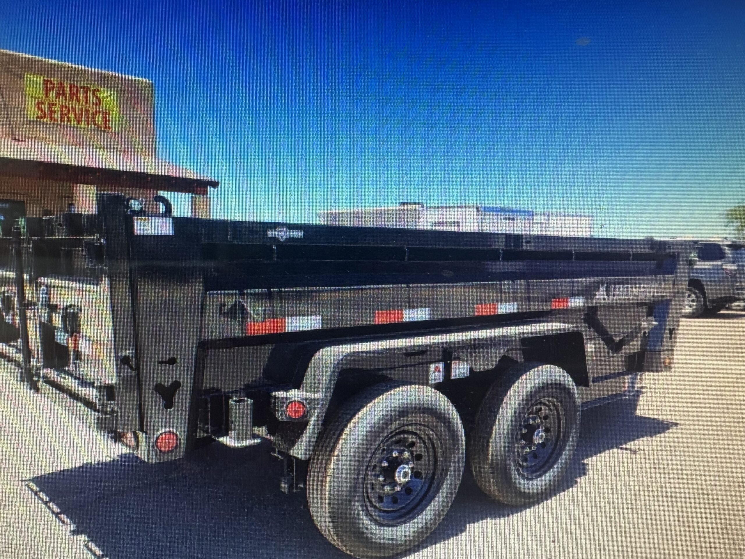 12x72 IronBull Tandem Axle Dump, 15K GVWR, 24" Sides, Solar Charger - Image 2