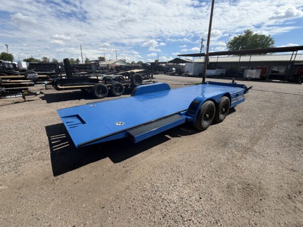 20x83 IronBull Tandem Axle Car Hauler Tilt, 10K GVWR, Steel Deck