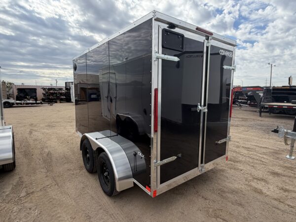 12x6 Indigo DLX, 7K GVWR, Rear Double Doors
