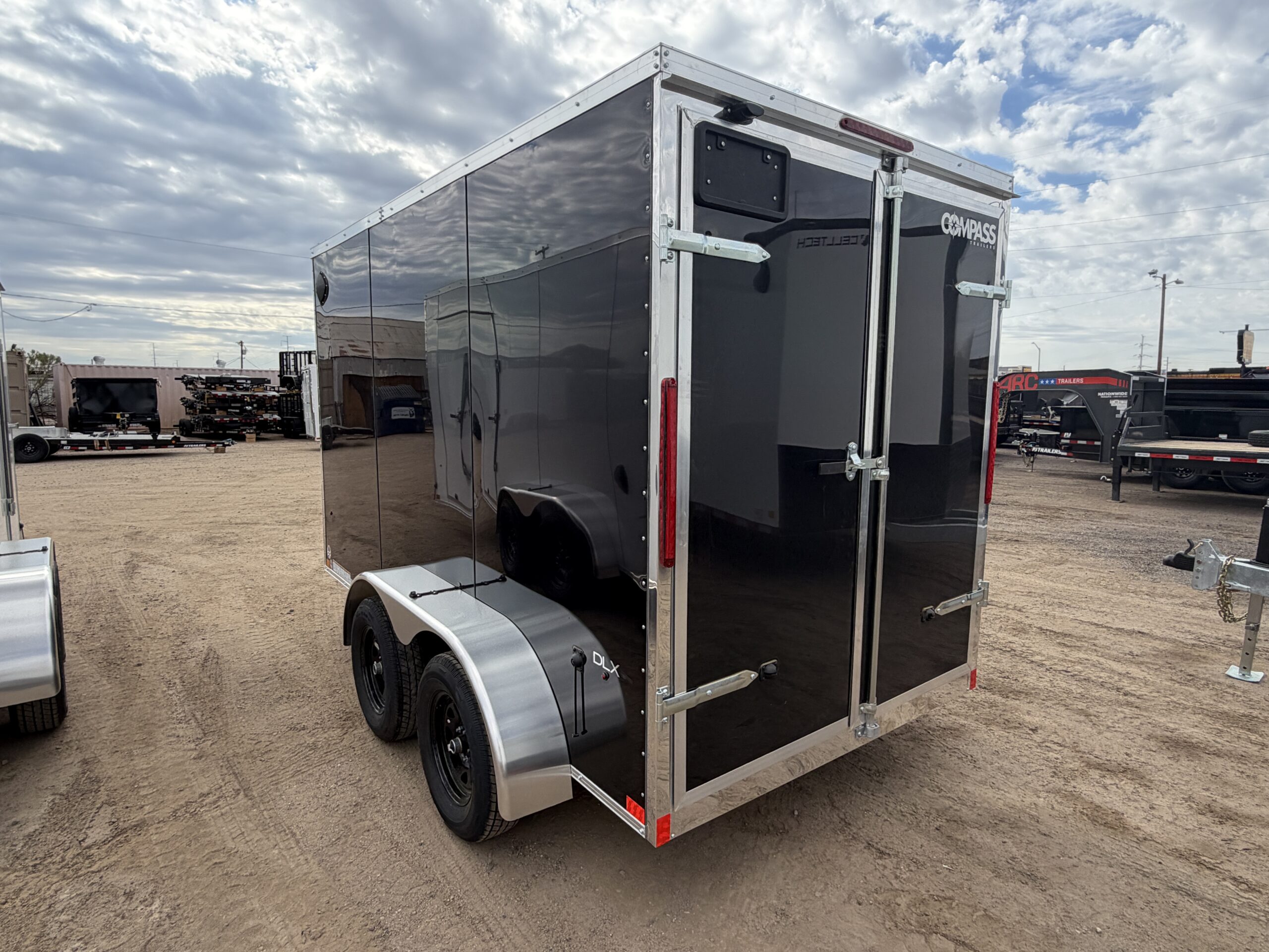 12x6 Indigo DLX, 7K GVWR, Rear Double Doors - Image 6