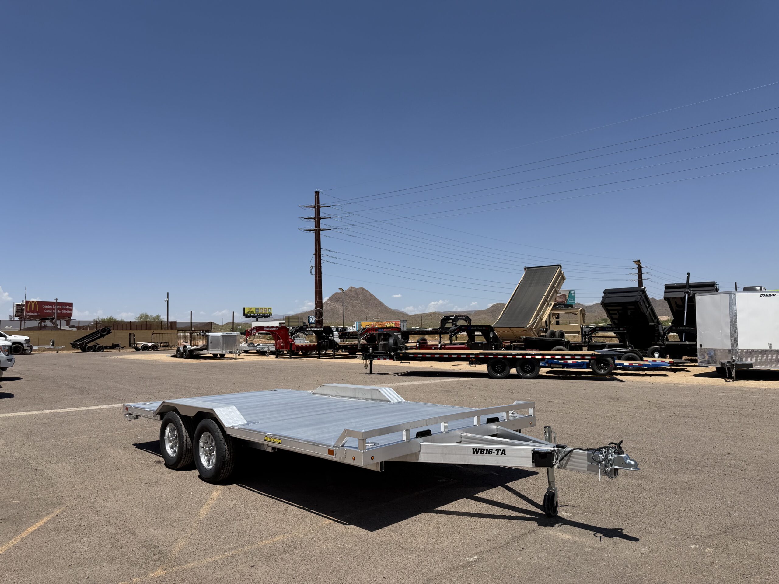 16x102 All Aluminum Wide Body, 7K GVWR, Heavy Tandem Axle, Drive-Over Fenders, Ramps, RTD (WB16H-TA-EL-DOF-R-RR-RTD) - Image 10