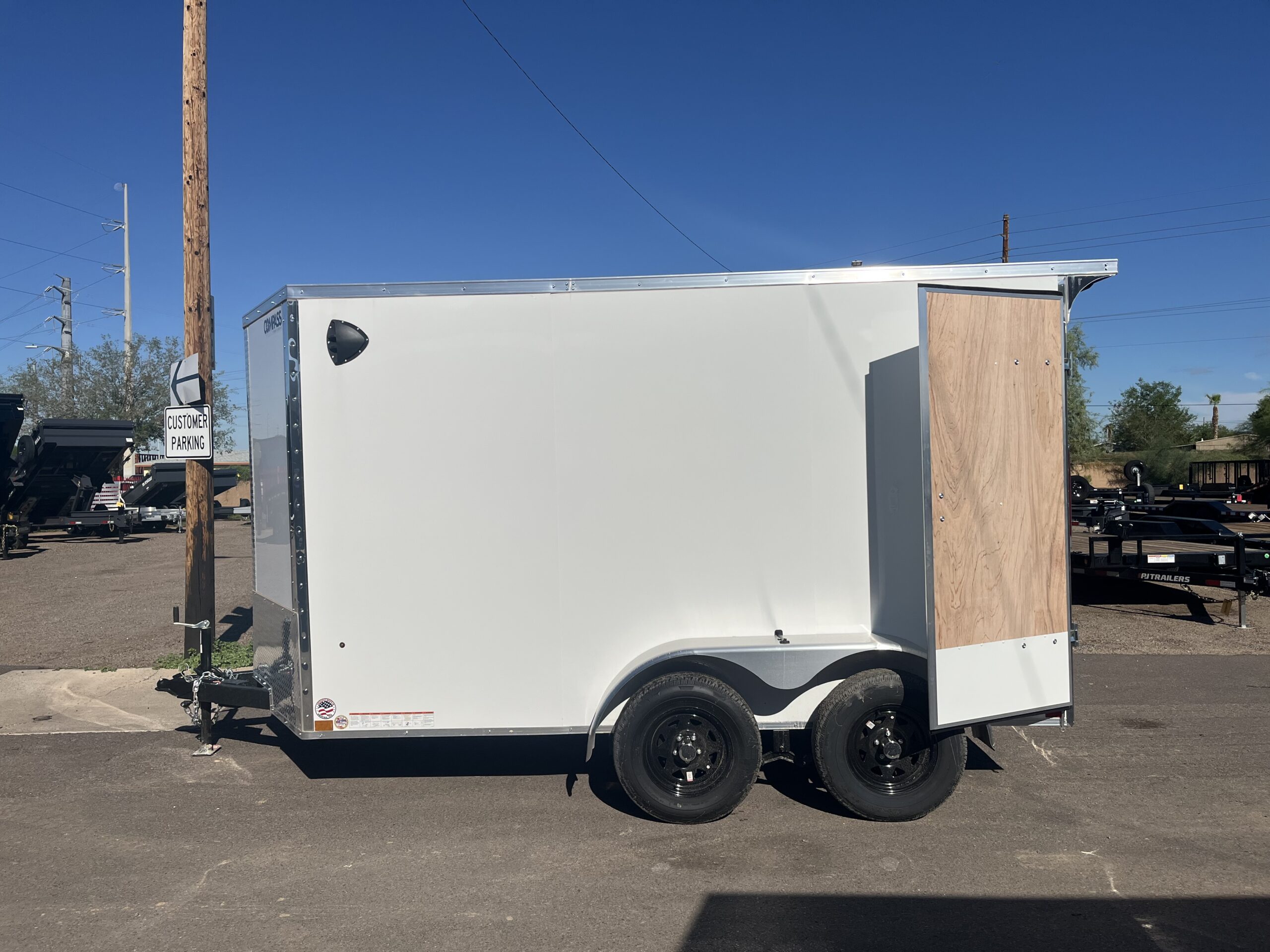 12x6 Jasper SE, 7K GVWR, Rear Double Doors - Image 6
