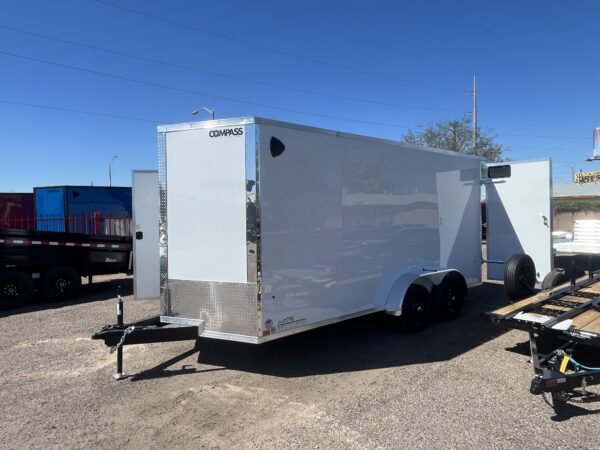 16x7 Jasper SE, 7K GVWR, Rear Double Doors