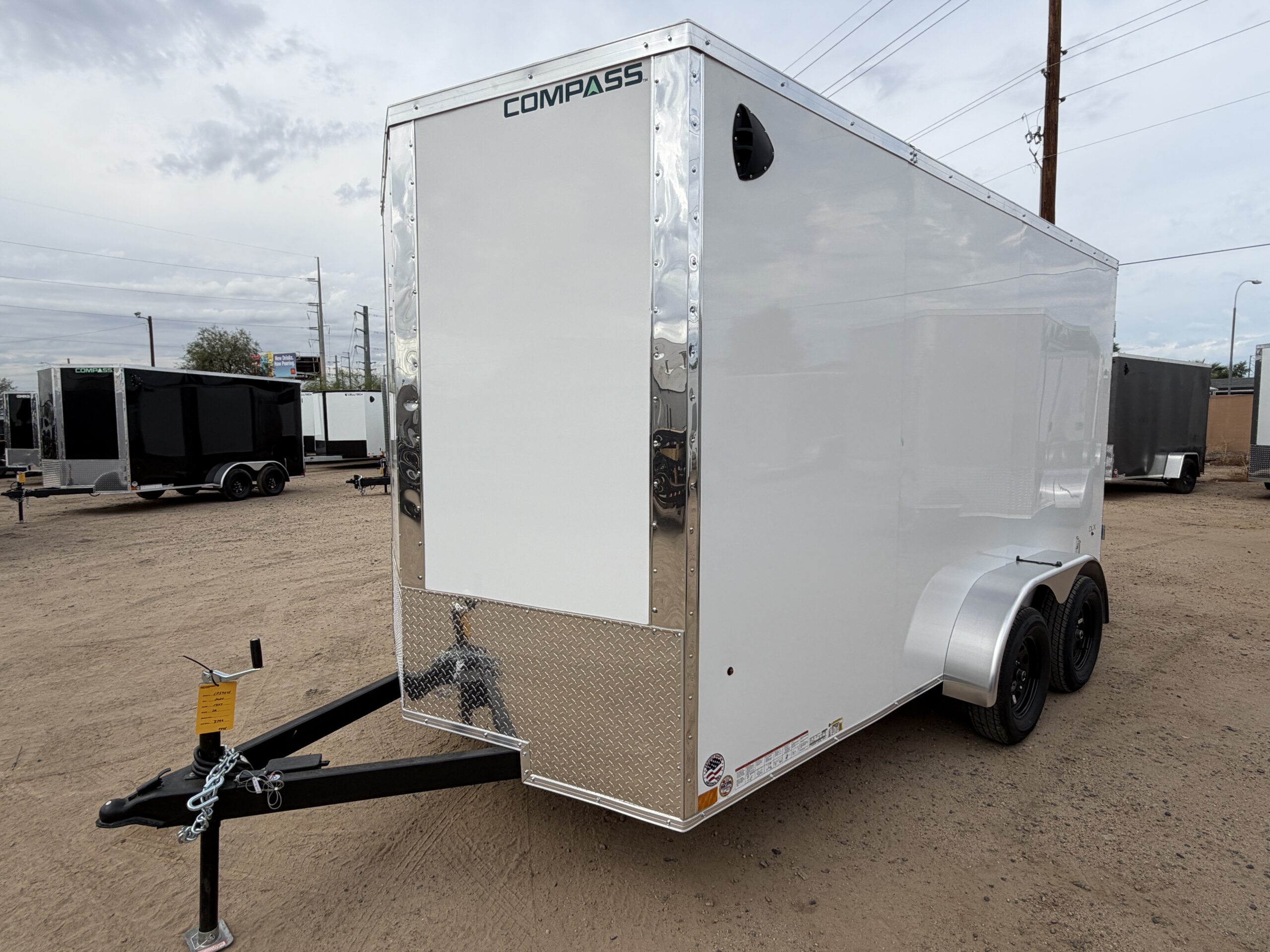 14x7 Indigo DLX, 7K GVWR, Rear Double Doors - Image 9