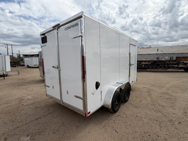 14x7 Indigo DLX, 7K GVWR, Rear Double Doors