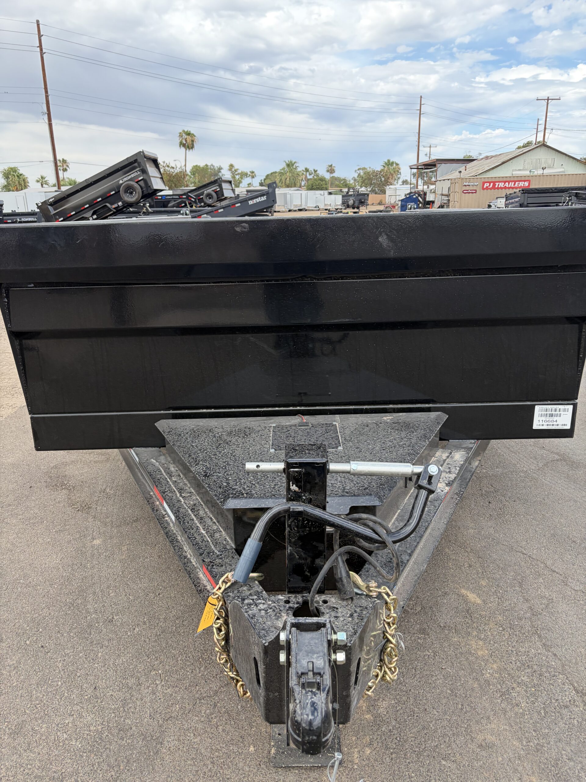 12x83 IronBull Tandem Axle Dump, 15K GVWR, 24" Sides, Solar Charger - Image 7