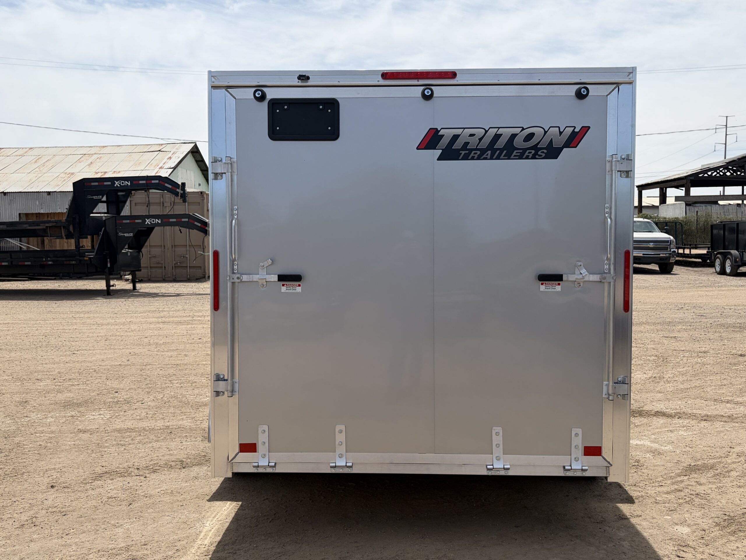 14x7 All Aluminum XLT-P Enclosed, 7K GVWR, Side Door, Ramp Door - Image 3