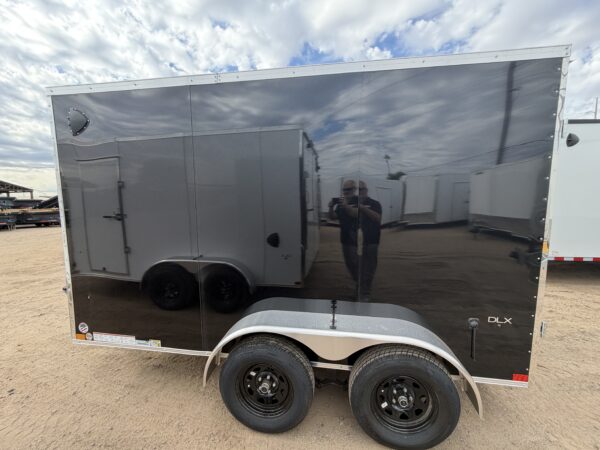 12x6 Indigo DLX, 7K GVWR, Rear Double Doors