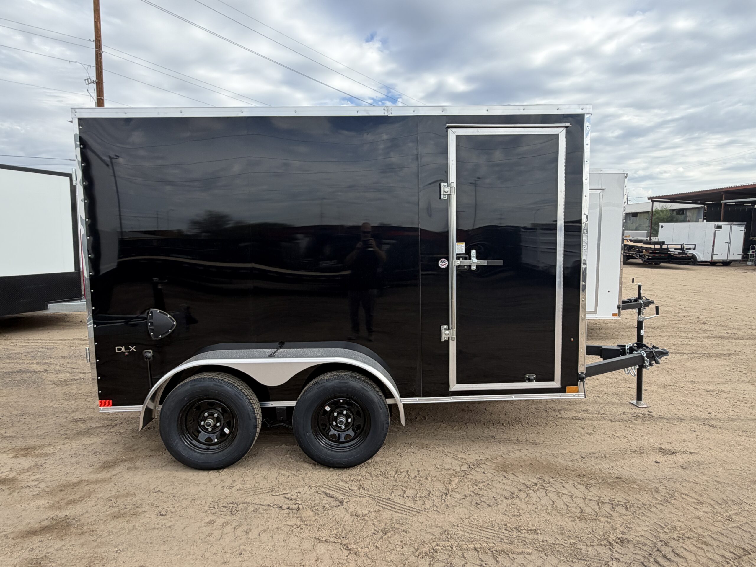 12x6 Indigo DLX, 7K GVWR, Rear Double Doors - Image 4